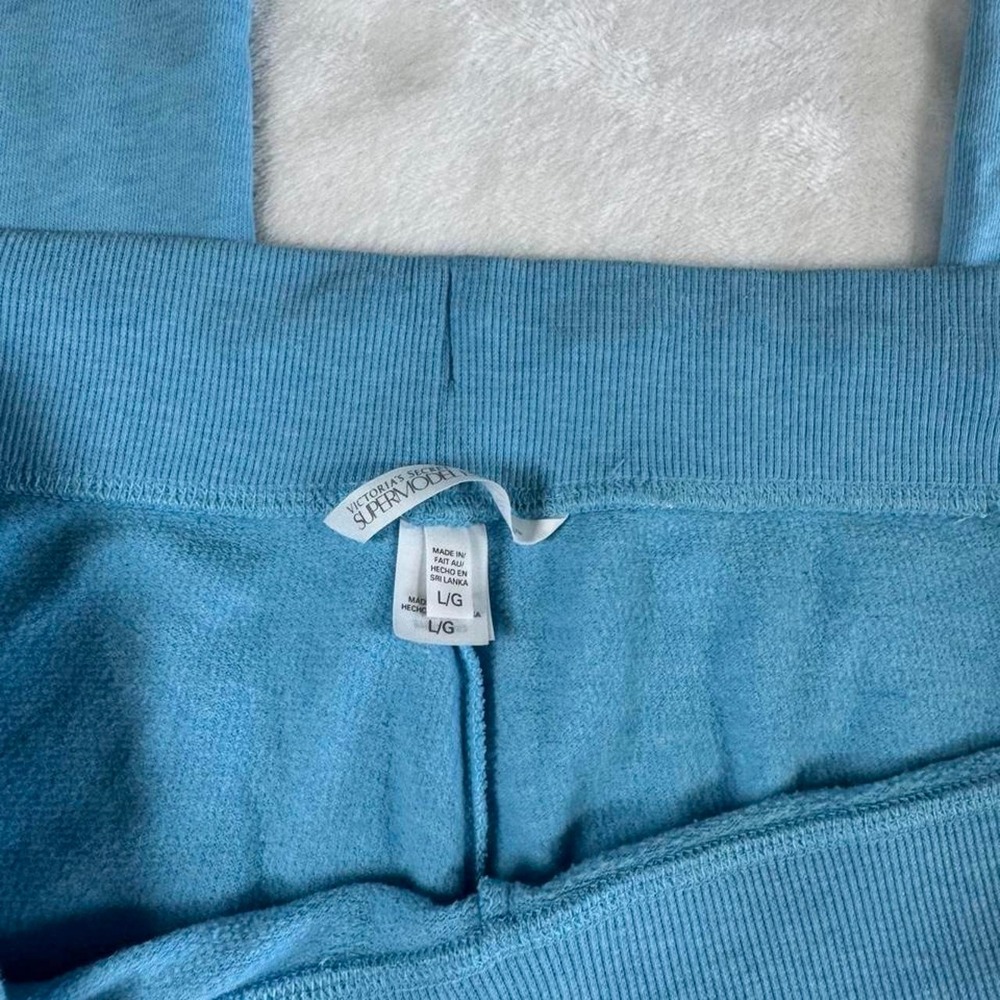 Victoria's Secret blue silver rhinestone graphic tracksuit set y2k vintage - Picture 6 of 6
